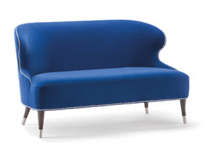 Canapé lounge bleu roi