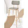 chaise polypropylene et bois